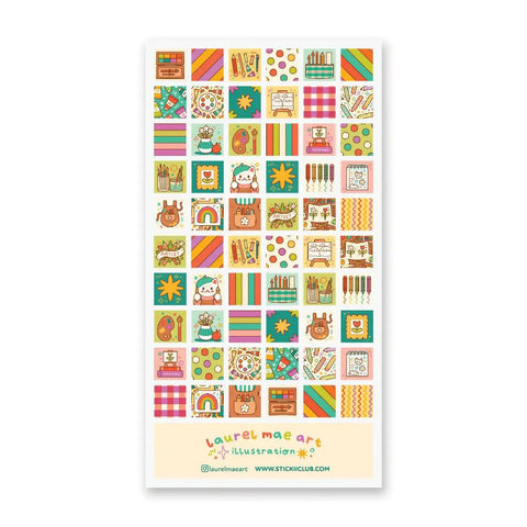 Colorful Creativity Sticker Sheet