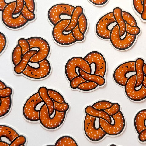 Soft Pretzel Mini Sticker