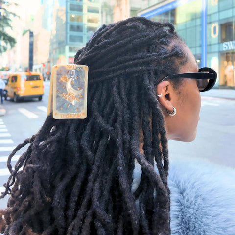 Moon Tarot Card Hair Claw