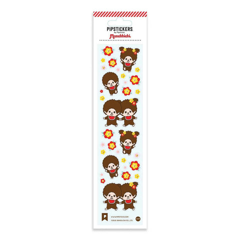 Frolicking Monchhichi Stickers
