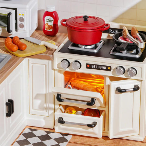 Happy Meals Kitchen DIY Miniature Kit
