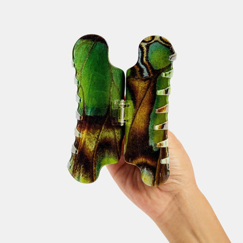 Nimbus Hair Claw, Malachite Butterfly