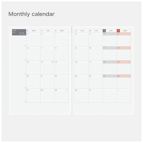 Hobonichi Techo 2026 Cousin Book, A5