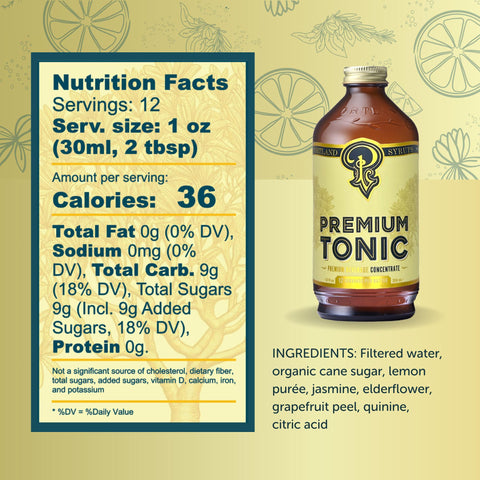 Premium Tonic Syrup