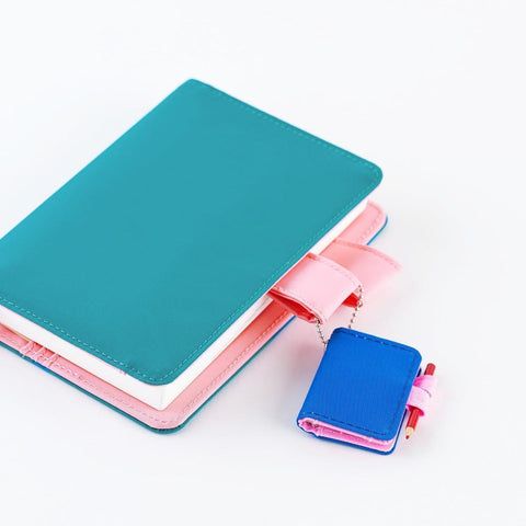 Hobonichi Techo Mini Keychain, Blue