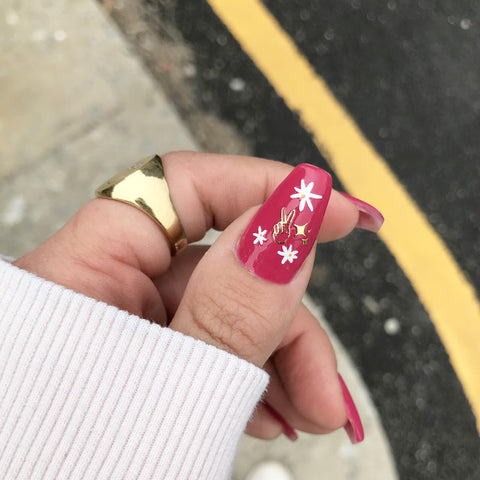 Stay Groovy Nail Art Stickers
