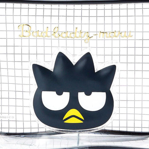 Badtz-maru Clear Grid Zipper Pouch