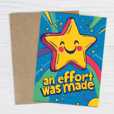 An Effort Was Made Card