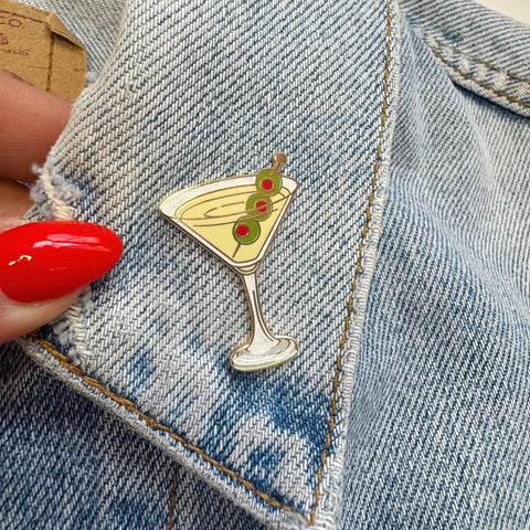 Extra Dirty Martini Enamel Pin