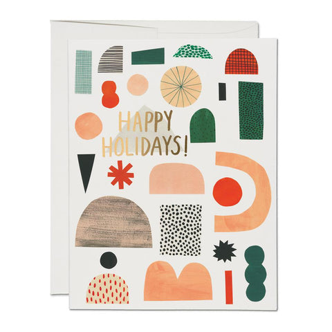 Xmas Shapes Holiday Card