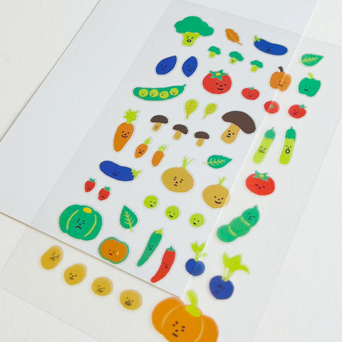 Hehe! Vegetable Stickers