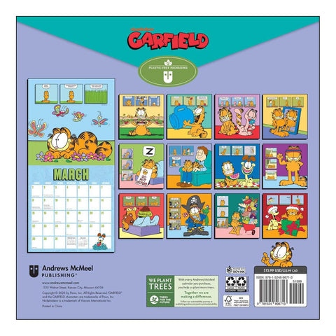 Garfield 2026 Wall Calendar