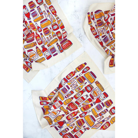 Condiments Tea Towel