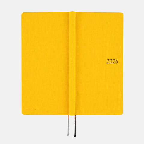 Full Moon Yellow Hobonichi Techo Weeks 2026 Planner