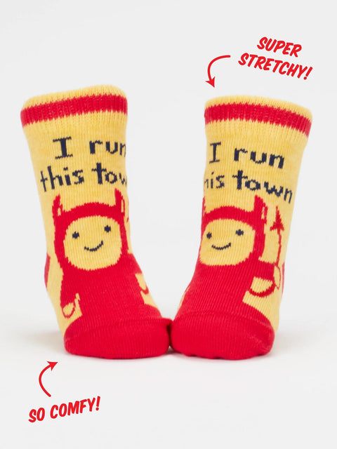 Run This Town Baby Sock Set