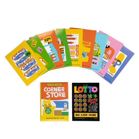 Corner Store Sticker Card Packs