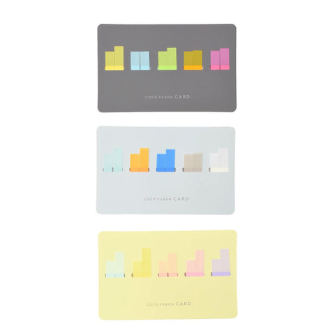 Coco Fusen Sticky Note Cards, Small