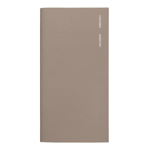 Undated Daily Travel Notebook, A5 Slim
