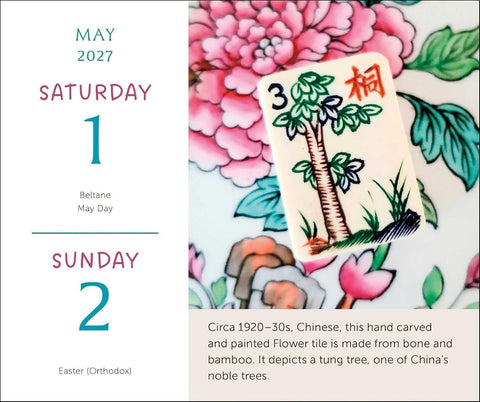 Art of Mahjong 2027 Day-to-Day Calendar
