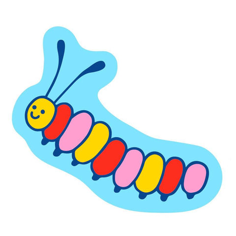 Caterpillar Sticker