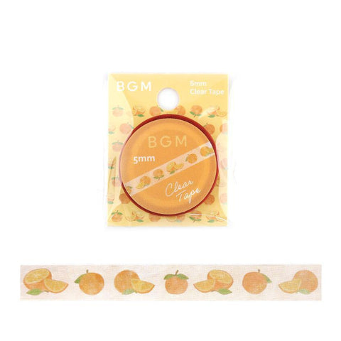 Tangerine Clear Tape