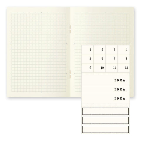 MD Light A6 Notebooks, Packs of 3