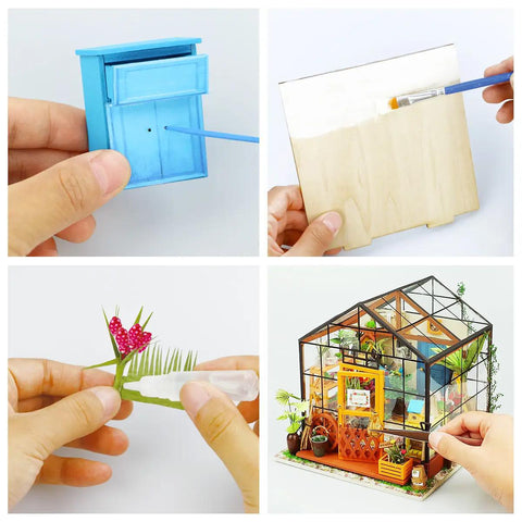 Cathy's Flower House DIY Miniature Kit