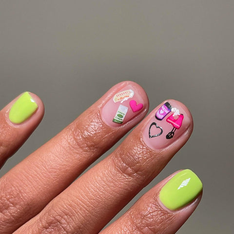From Scratch Nail Art Stickers
