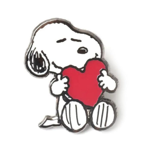 Snoopy Heart Hug Enamel Pin