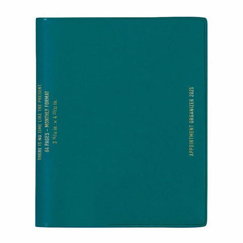 Houma Square 2025 Monthly Planner, Blue Green