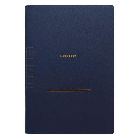 COTOMO Grid B6 Notebook, Dark Blue