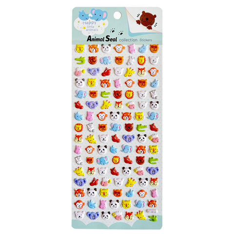 Zoo Puffy Stickers