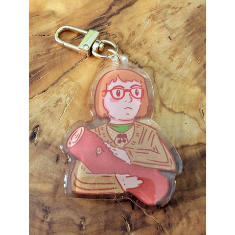 Log Lady Keychain