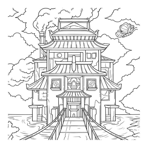Land of Spirits Coloring Book