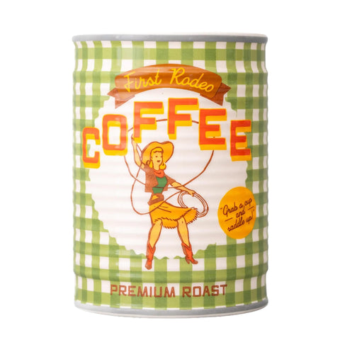 Coffee Can Ceramic Planter