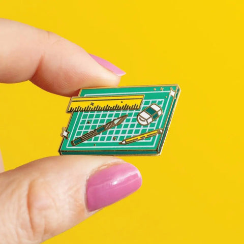 Cut + Create Enamel Pin