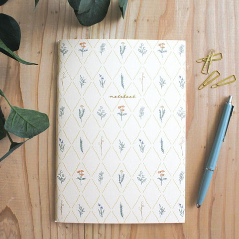 Floral Lattice Everyday Notebook