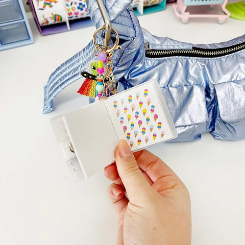 Pocket Full of Stickers Keychain Sticker Book