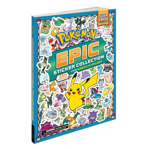 Pokémon Epic Sticker Collection Book: From Kanto to Paldea