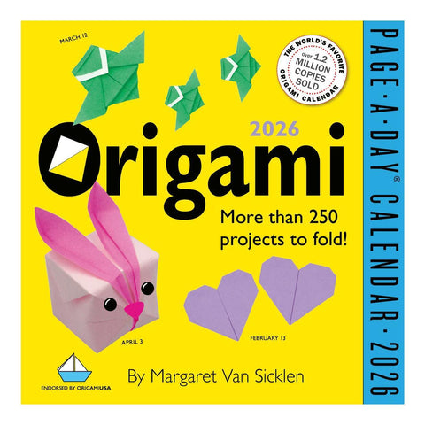 Origami Page-A-Day 2026 Calendar