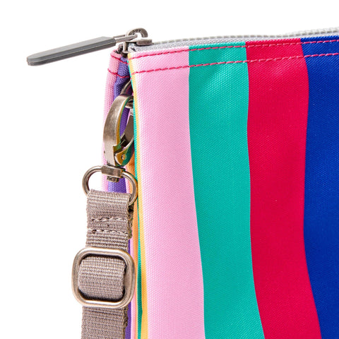 Carnaby Crossbody Bag, Wide Multi Stripe