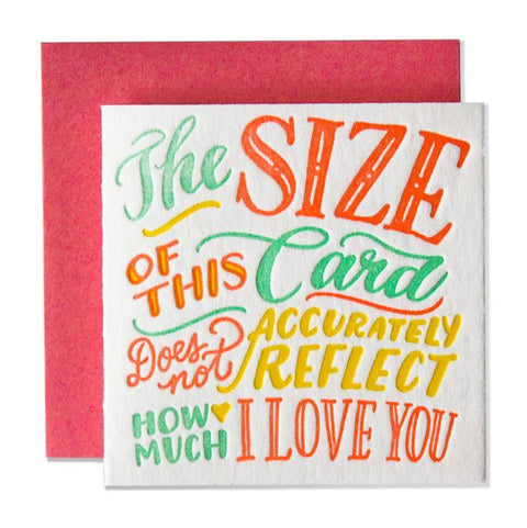 Love You Mini Card
