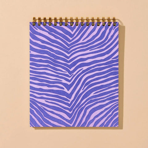 Zebra Stripe Letterpress Doodlebook
