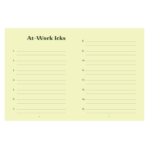 The Ick Journal