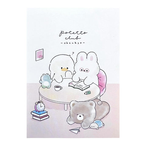 Animal Book Club Mini Notepad