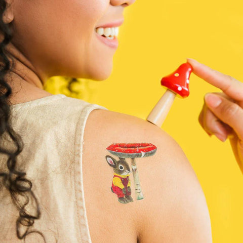 Toadstool Bunny Tattoos