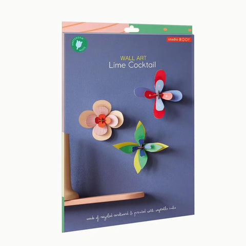 Lime Cocktail Wall Art Kit