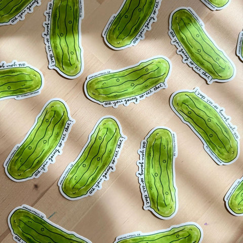 Gonna Eat That Pickle? Sticker