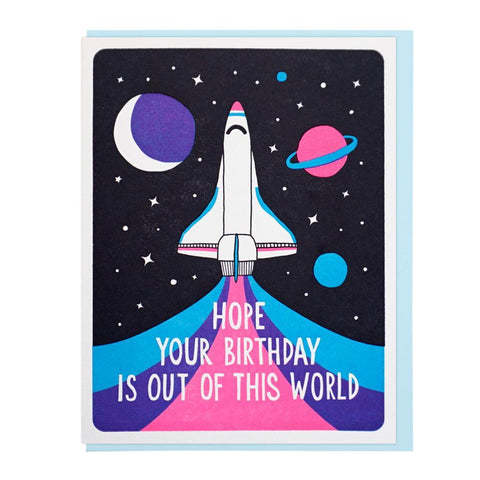 Out of This World Birthday Card