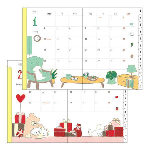 2027 A6 Pocket Diary, Dog